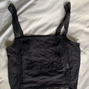 PACSUN lace black tank top